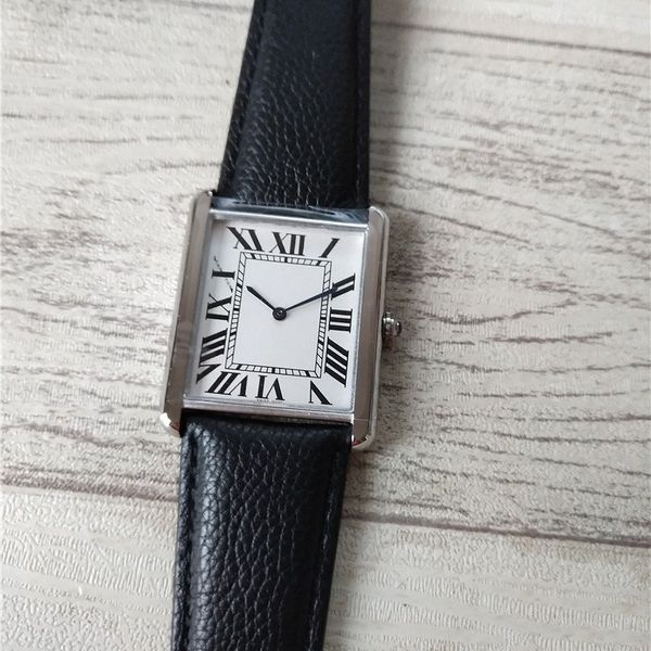 Heißer verkauf neue mode mann uhr Edelstahl silber fall weißes zifferblatt Männliche uhr Quarz uhren 052-2 kostenloser versand.