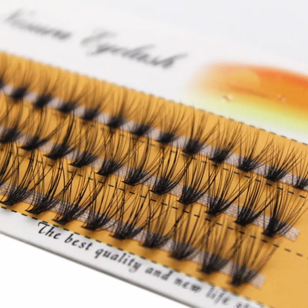 Falsche Wimpern QSTY Individuals Lashes s 20D Volumen DIY Cluster Natural Faux Mink Eye Multipack mit 60 Mini Lash 231017