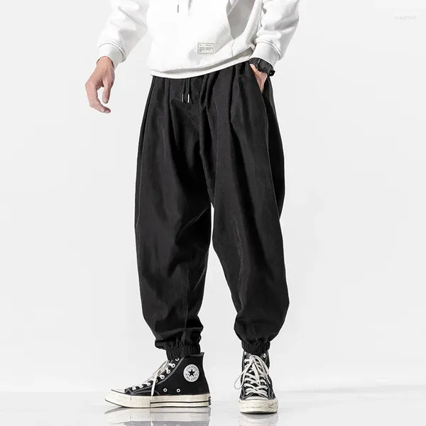 Männer Hosen 2023 Herbst 5XL Schwarz Hip Hop Streetwear Fashion Jogger Harem Hosen Mann Casual Jogginghose Männlichen Oversize