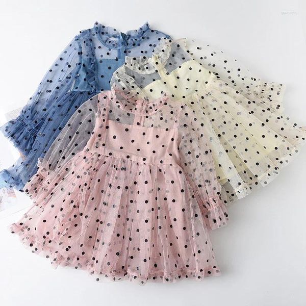 Abiti da ragazza Carine ragazze vestono estate fantasia fiore principessa tutu per bambini tulle per bambini abbigliamento casual 1-6 anni