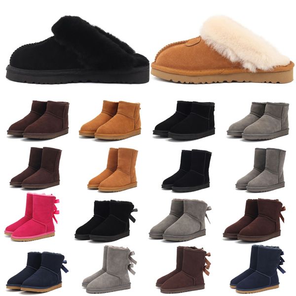 Austrália Mulheres Bota Designer Tazz Tasman Inverno Botas De Pele De Carneiro Moda Senhoras Plataforma Fur Slipper Clássico Ultra Mini Botas De Camurça De Lã Mulheres Botas De Tornozelo