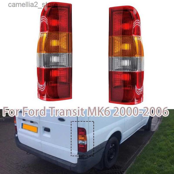 Auto-Rückleuchten für Ford Transit MK6 2000–2006, Auto-Heckstoßstange, Rückleuchtenabdeckung, Bremslicht-Blinker-Lichtabdeckung, YC15-13405-AG, YC15-13404-AG, Q231017