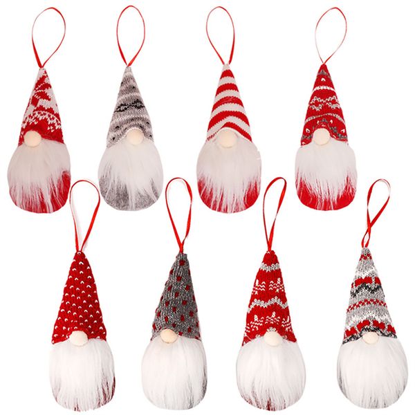 Weihnachtsdekorationen, Weihnachtsbaum, gesichtslose Puppe, Ornamente, handgefertigt, Elfenspielzeug, Zwergpuppen-Anhänger, Förster-Puppe, Waldmann-Puppe, Anhänger T9I002480