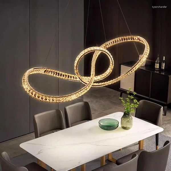 Lâmpadas pendentes LED lâmpada moderna lustre para sala de jantar decoração pendurado teto iluminação interior acessórios de cozinha arte