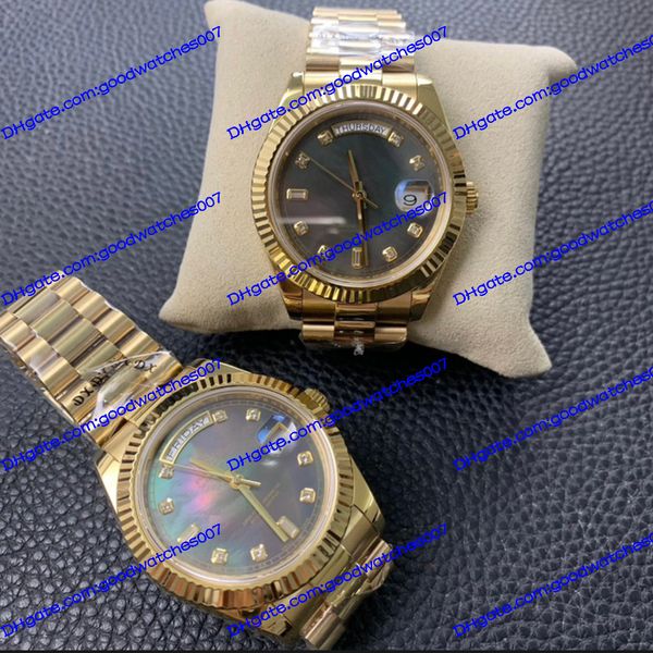 2 modelos de relógio unissex da moda 128238 118238 36 mm relógio de diamante 40 mm mostrador azul pulseira de diamante de luxo pulseira de ouro 2813 movimento relógios mecânicos automáticos relógios femininos