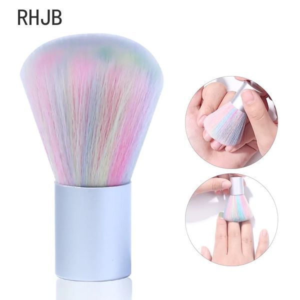 Strumenti per il trucco RHJB Pennello per nail art Rimuovi la polvere Gel UV acrilico Smalto per polvere Strumento per la pulizia Pennelli per bellezza Accessori per manicure 231017