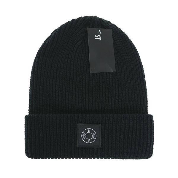 Yeni Moda Tasarımcı Şapkalar Erkek ve Kadınlar Beanie Sonbahar/Kış Termal Örgü Şapkası Ski Marka Bonnet Kafatası Şapkası Lüks Sıcak Ada Kapağı I-13