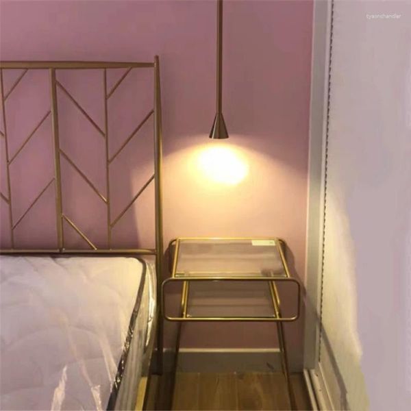 Lâmpadas pendentes nórdico minimalista lâmpada de cabeceira moderna luz led ferro arte chifre sala estar luzes pendurado decoração casa luminárias