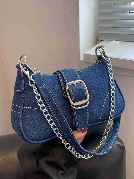 Сумки через плечо Дизайнерская джинсовая сумка через плечо Женская новая сумка через плечо Холщовая сумка на плечо Stylishyslbags
