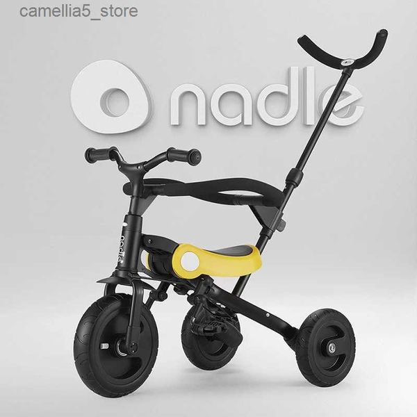 Bicicletas Ride-Ons Nadle Triciclo Infantil Passeio de Bicicleta Dobrável. Slide 3 em 1 2-3-6 anos. Carrinho de bicicleta para equilíbrio de bebê frete grátis Q231018
