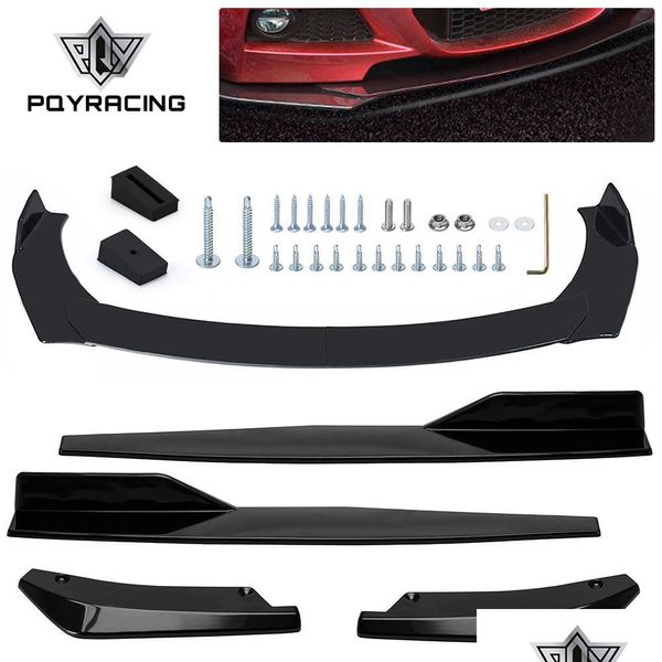 Auto Anteriore Paraurti Posteriore Lip Spoiler Diffusore Corpo Con Gonna Lato Splitter Per Honda Civic Sedan 4Dr Consegna di Goccia