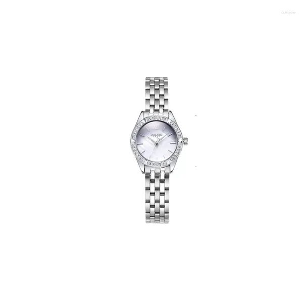 Relógios de pulso relógio feminino 2023 pequeno mostrador luz luxo minoria quartzo pulseira presente de aniversário para namorada