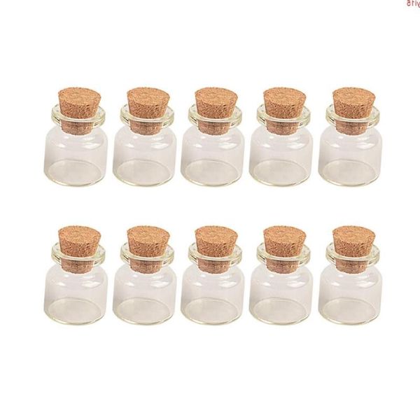 5ml garrafas de vidro com rolhas transparentes mini frascos frascos pequenos desejando 22 * 30 * 125mm 100pcs boa qty mwcti