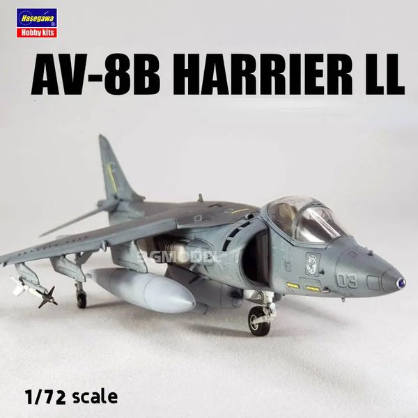 Aeronave Modle Hasegawa 00449 Modelo de avião de plástico 1/72 AV-8B Harrier II US MC Attacker Fighter Modelo Kits de construção para modelagem Hobby DIY 231017