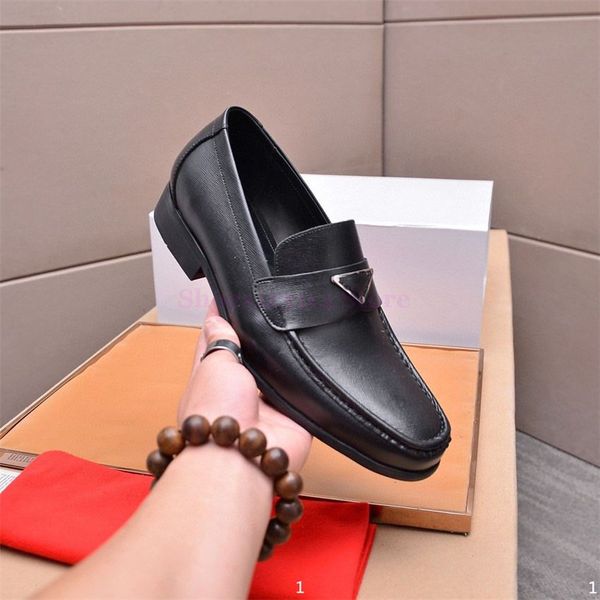 Designer-Luxus-Loafer für Herren, italienisches Dreieck, für Herren, Outdoor-Freizeitschuhe, Herren, echtes Leder, leichte Wohnungen, Slip-on-Bootsschuh