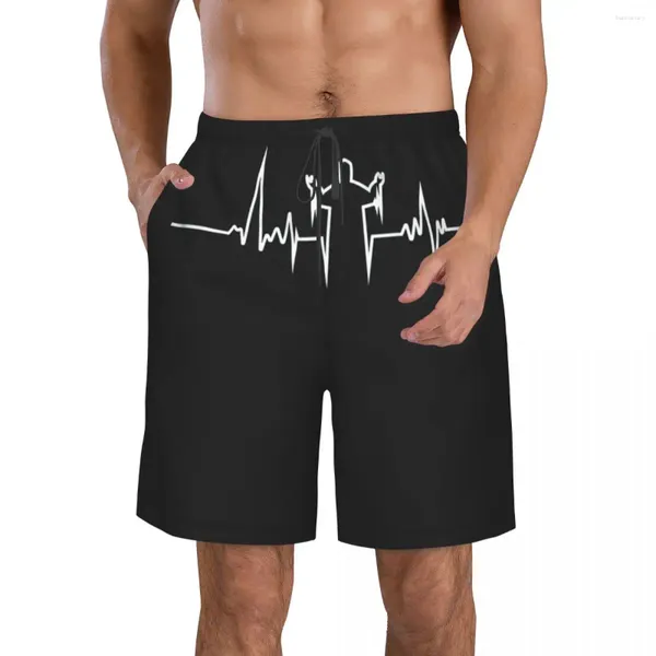 Shorts masculino praia fitness maiô de secagem rápida engraçado rua diversão 3D