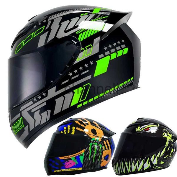 Caschi da ciclismo Casco moto integrale professionale moto fuoristrada da corsa fuoristrada scooter ribaltabile moto per adulti moto da strada ciclismo x