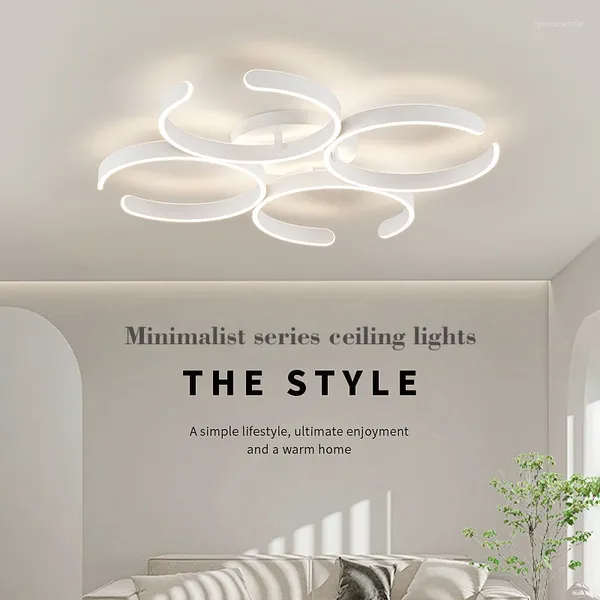 Plafoniere Lampada a LED Soggiorno Camera da letto a forma di luce Nordico Semplice e moderno Corridoio Balcone Studio super luminoso