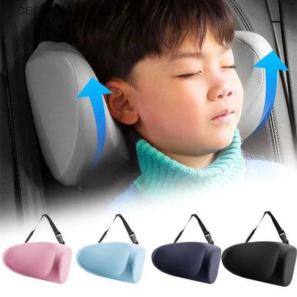 Almofadas de assento Universal Car Neck Headrest Pillow Almofada Auto Seat Memory Foam Head Support Neck Rest Protector Altura ajustável para crianças Q231018