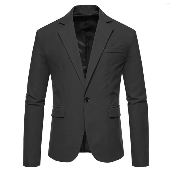 Jaquetas masculinas homens terno formal ocasião único botão casacos festa de casamento outerwear cavalheiro chaquetas hombre