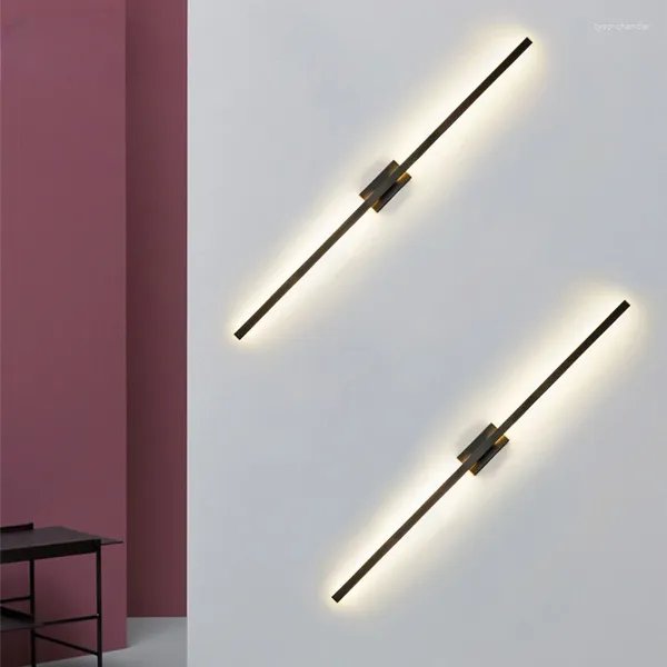 Wandleuchten, LED-Spiegel, 60/98 cm, Innenmalerei, modernes Badezimmer, Make-up, AC 90–260 V, Waschtischleuchten