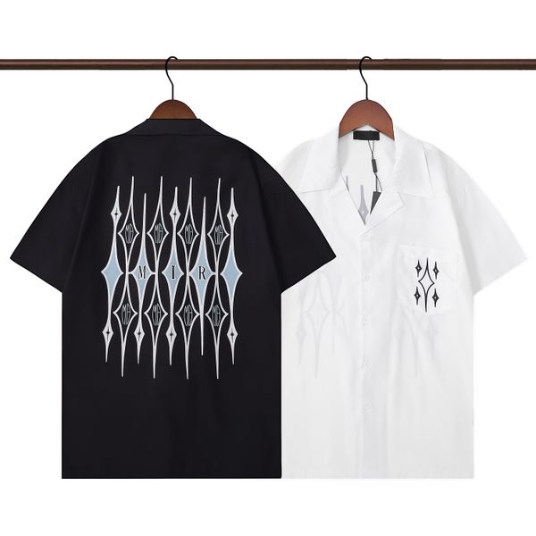 Designer Mens Camisas Casuais Primavera e Emagrecimento Outono de Alta Qualidade Negócios Clássico Bordado Moda Camisa de Manga Longa M-3XL