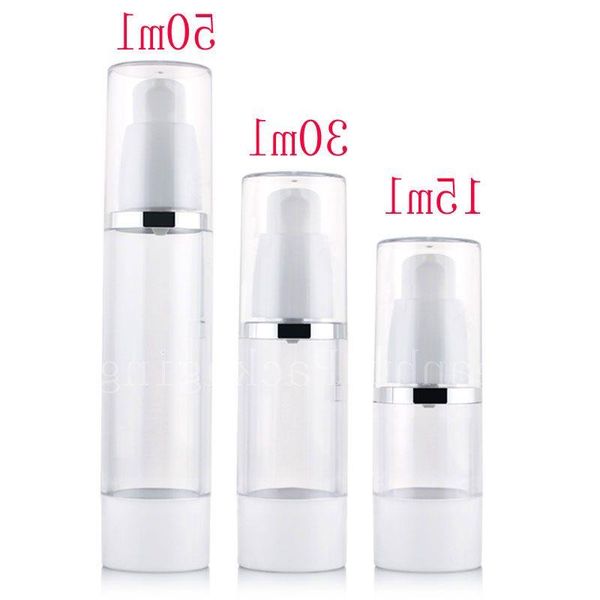 Flaconi contenitori vuoti per crema cosmetica da 30 ml, flaconi per la cura personale con pompa airless da 30 g contenitore vuoto per flaconi per lozione con pompa 1 oz Gnauq