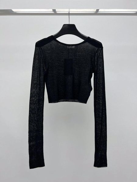 Kadın Sweaters Tül Taytlar İnce Kısa Versiyon Türü Terzilik Moda 2023 Yaz 0407