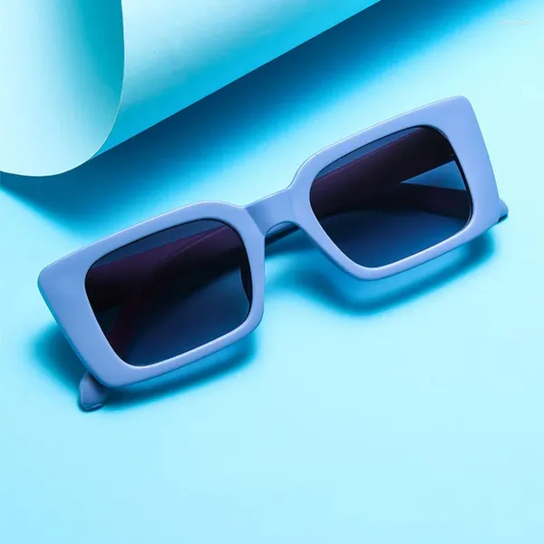 Солнцезащитные очки YOOSKE, женские квадратные дизайнерские прямоугольные солнцезащитные очки, женские очки с матовой текстурой, UV400