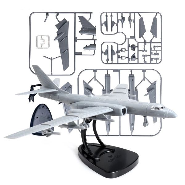 Aeronave Modle ViiKONDO Toy Fighter Aeronave militar modelo 1/144 US Lockheed C-130h Hercules Warplane China H-6K Bomber Jet Airplane Boy Gift 231017