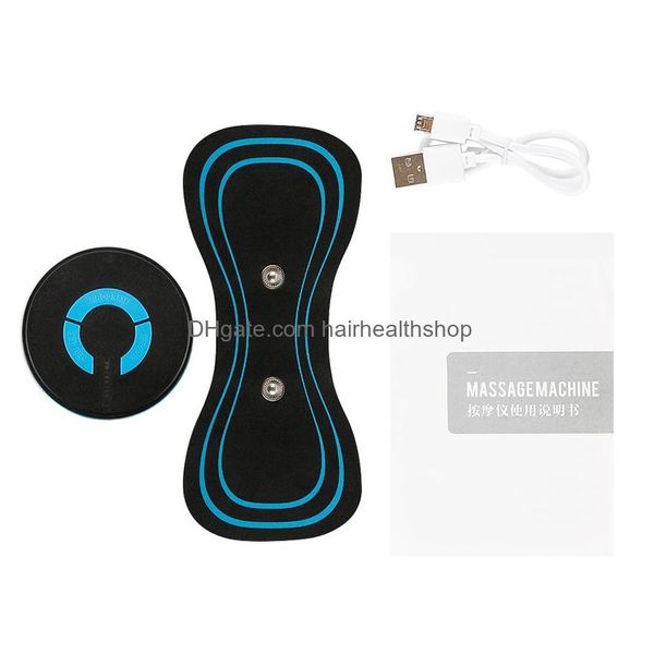Ganzkörpermassagegerät Tragbares Mini-Elektro-Nackenrücken-Masr-Zervikal-Mastimator Schmerzlinderung mit USB-Aufladung Drop-Lieferung Gesundheit Bea Dhym8