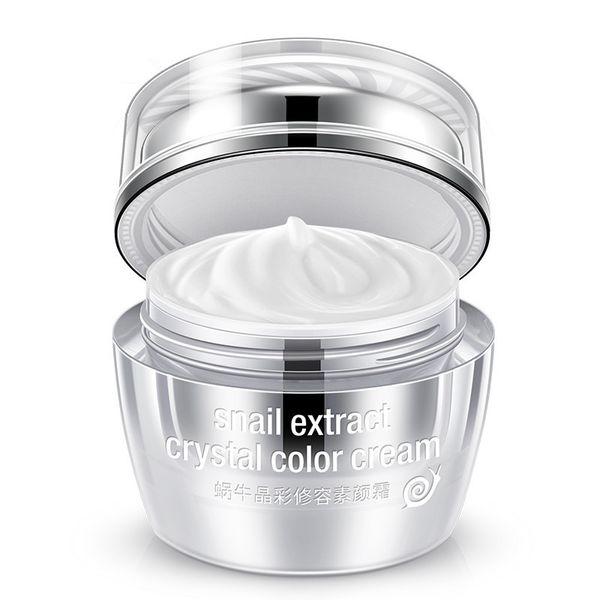 Caracol cristal cor reparação creme de beleza reparação essência creme nutritivosuavizante creme para o rosto produtos de cuidados com a pele atacado