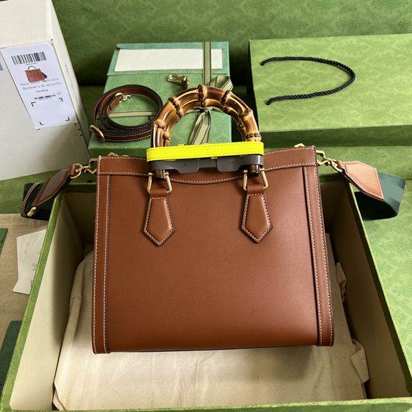 10A bolsa de designer de alta qualidade sacola 27 cm bolsa de couro genuíno senhora bolsa de bambu bolsa de ombro com caixa G070