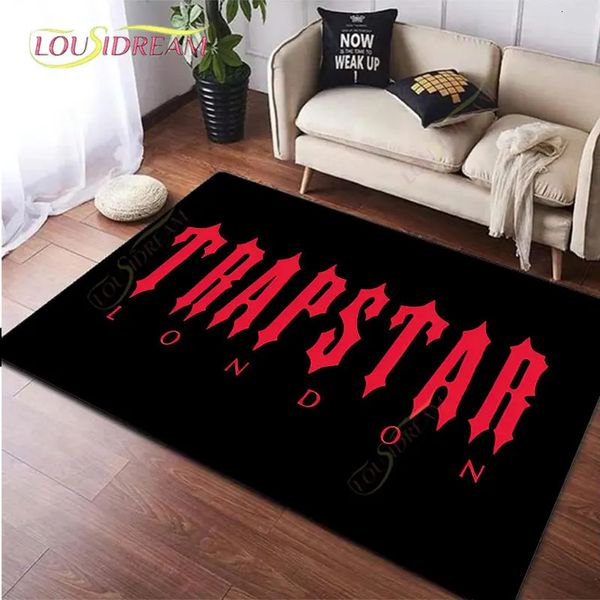 Teppich Trapstar London, kreativer Teppich für Wohnzimmer, Schlafzimmer, dekorativer Kinderspielteppich, Küche, Badezimmer, rutschfeste Bodenmatte, Geschenke 231017