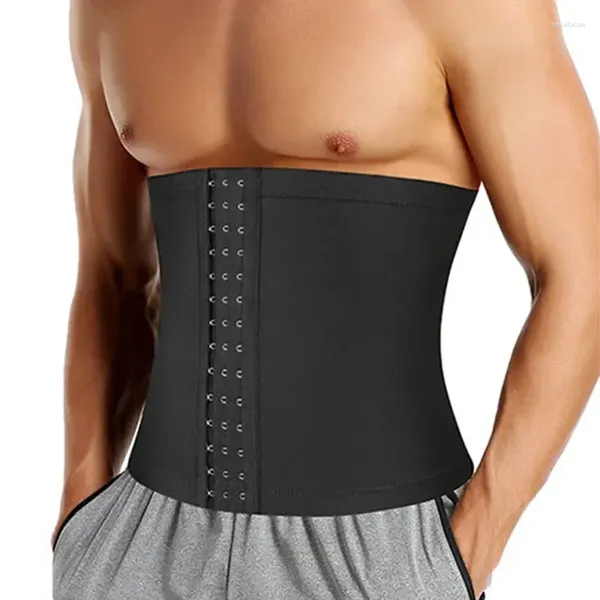 Erkekler Vücut Shapers kuşak korse spor salonu zayıflama termo eğitmeni karın kemeri yağ shapewear erkekler egzersiz karın şekillendirici bel bel kontrol