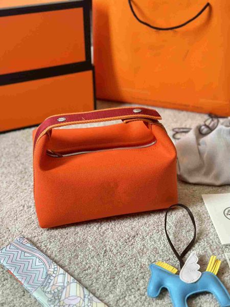 Canvas-Aufbewahrungstasche, luxuriöse Designer-Tasche, Damen-Handtasche, lässige Clutch, Lunchbox-Taschen, Mini-Aufbewahrungshandtasche mit Schal-Geldbörse