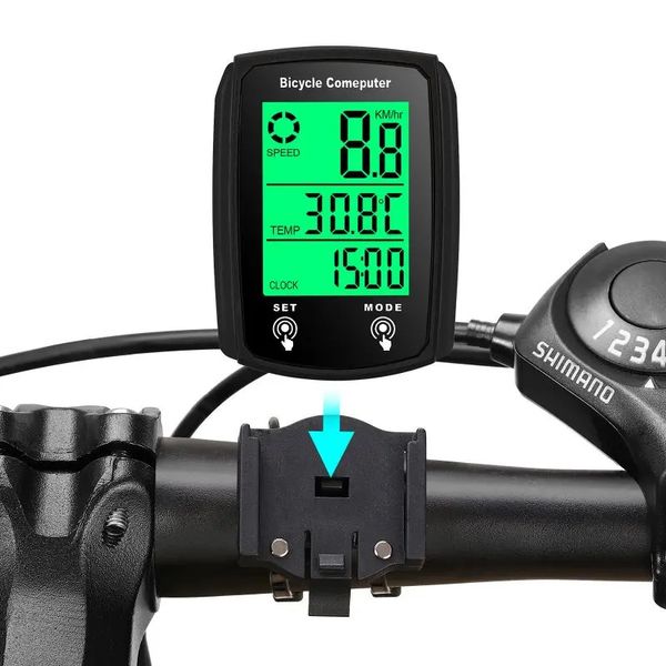 Fietscomputers Fietscomputer Bekabeld GPS Fietsstopwatch Waterdicht Fietsen Nachtzicht Stopwatch Snelheidsmeter Kilometerteller Rijaccessoires 231018