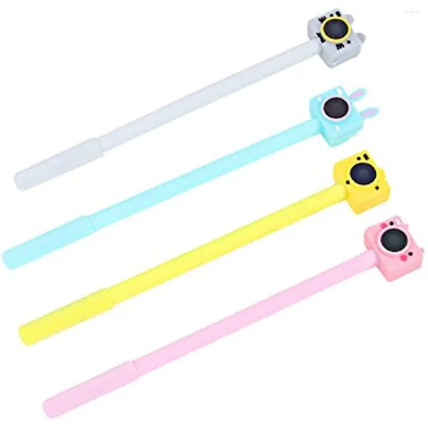 PCS all'ingrosso carino kawaii fotocamera a forma di gel pens novità di cartoleria per bambini per bambini