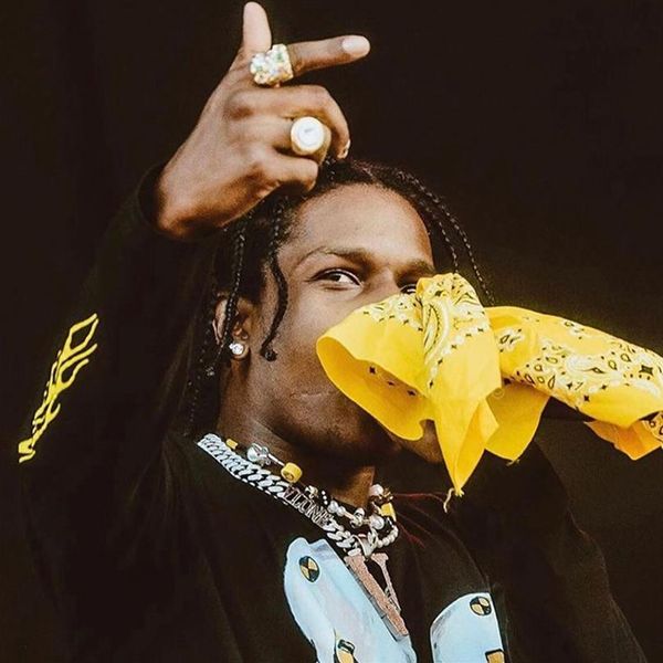 2019 EVAE x DAREDREAMIN ASAP ROCKY Collana hip hop in argento con teschio smaltato Farfalla in ceramica con sorriso224I