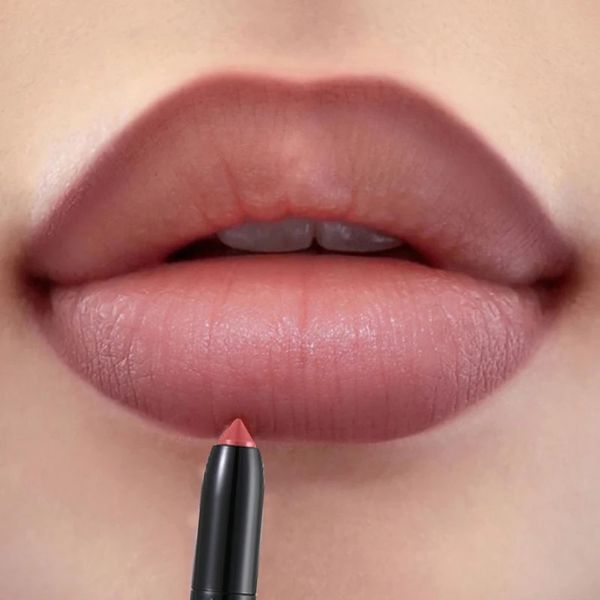 Lápices de labios 12 colores lápiz labial mate lápiz labial rosa desnudo mate brillo de labios suave impermeable lápiz labial de larga duración lápiz delineador de labios lápiz maquillaje de labios 231017