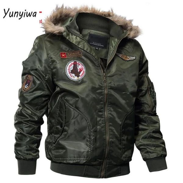 Herrenjacken Herren Bomberjacke Winterparkas Armee-Stil Militär-Motorradjacke Herren Pilotenjacke Mantel Frachtflugmantel Herrenmantel 231017