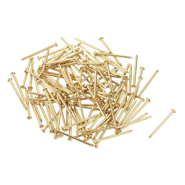 Nägel Nägel Uxcell Kleine winzige Hardware Messing 1,2 mm x 20 mm XL für DIY-Holzkisten Zubehör 120 Stück 230512 Büro Schule Busi Dhgarden Dhniy