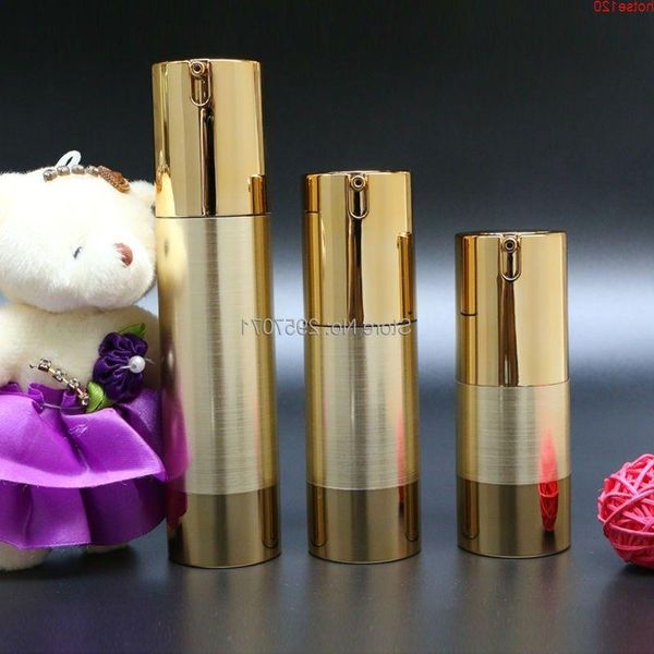 Lüks tel çizim boş havasız pompa şişeleri mini taşınabilir vakum kozmetik maquiagem losyon tedavisi seyahat şişesi 100 pcsgoods xaost