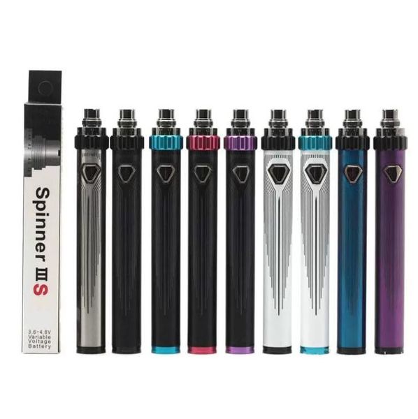 Batteria originale Mod 1600Mah per 510 fili Cvt Top Twist tensione regolabile Esma-T Pen Vision Spinner 3 3S Iii Iiis