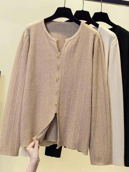 Maglioni da donna 2023 Autunno Moda Maglione Donna Allentato Dolce Pullover Top Coreano Colore a contrasto Elegante Chic Donna Maglioni Maglieria