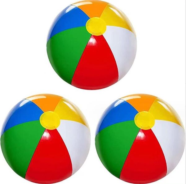 Palloni da spiaggia gonfiabili per piscina da 30 cm Palloni da spiaggia in pvc Giocattoli Acqua Palloni gonfiabili per feste nuotano palloni sportivi galleggianti per bambini adulti