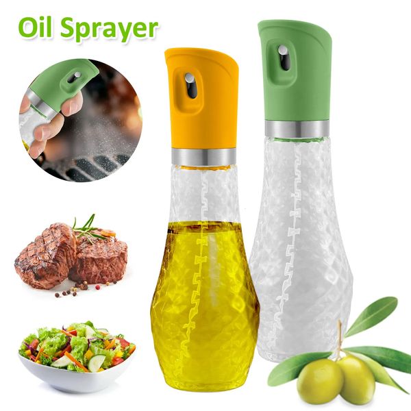 Strumenti per spezie alle erbe 260ml Flacone spray per olio d'oliva Spruzzatore Bottiglie dispenser in vetro riutilizzabili BBQ Grill Salsa all'aceto Gadget da cucina 231018