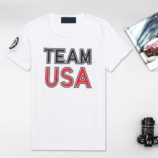 Nuovo arrivo Mens Tees Polo USA Term Girocollo Pantaloncini Manica Sport T-shirt Traspirante Anti-Shrink Taglia regalo M-3XL203Q