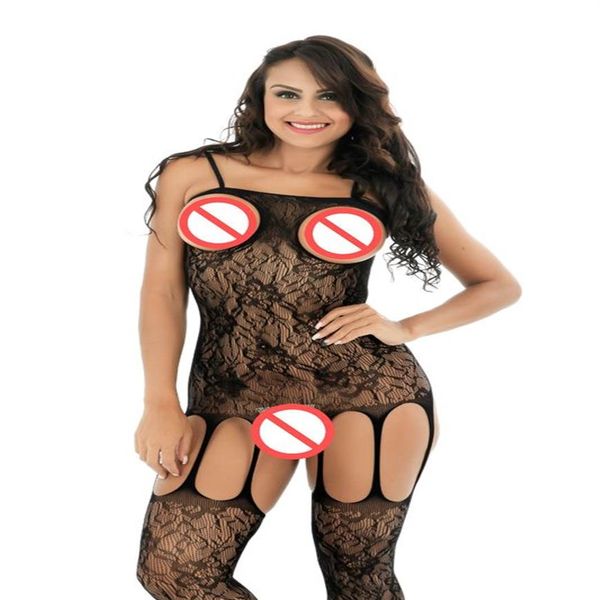 Weibliche Sexy Dessous Entblößte Brüste Erotische Dessous Offener Schritt Sexy Unterwäsche Pyjamas Kostüme Strumpfband Bodystocking Sex232k