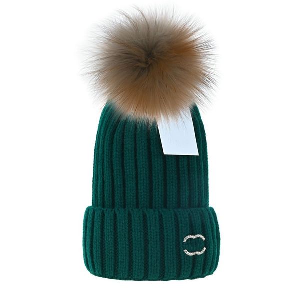 Designer de moda MONCLiR 2023 outono e inverno novo chapéu de lã de malha de luxo chapéu de malha site oficial versão 1:1 gorro artesanal 11 cores 022